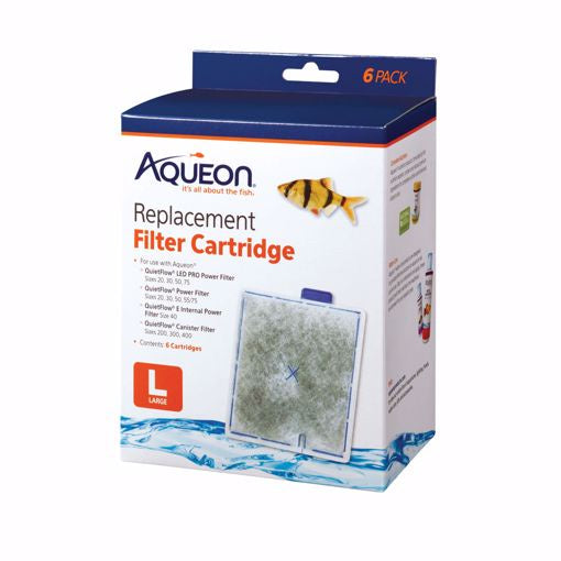 Aqueon Filter Cartridge - Large 6pk