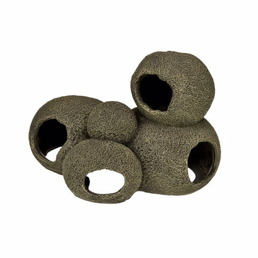 Exotic Swim-Thru Stone Pile Ornament - Small