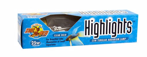 Zoo Med Bulb - Highlights 6" Tubular Aquarium - 25w