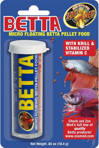Zoo Med Betta Pellets .65oz
