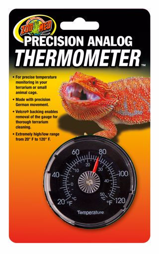Zoo Med Reptile Thermometer - Precision Analog