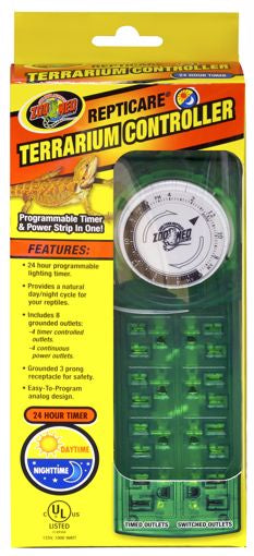 Zoo Med Terrarium Power Strip w/Programmable Time