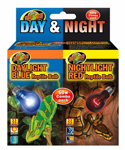 Zoo Med Bulb - Day/Night Combo Pk - 60w