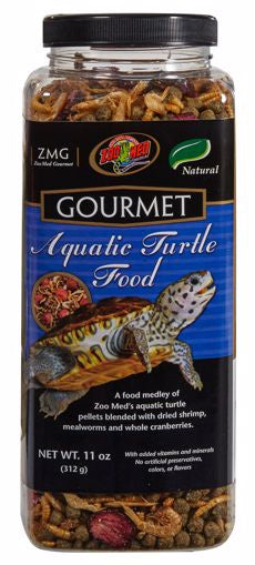 Zoo Med Gourmet Aquatic Turtle Food  - 11oz