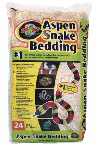 Zoo Med Aspen Snake Bedding- 24 qt