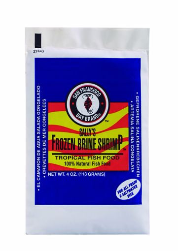 SF Brine Shrimp Flat Pack Frozen 4 oz