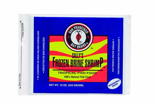 SF Brine Shrimp Flat Pack Frozen 16 oz