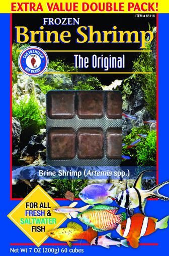 SF Brine Shrimp Cubes Frozen 7 oz