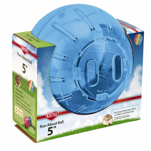 Kaytee Run-About Ball Mini - Rainbow/Misc 5"