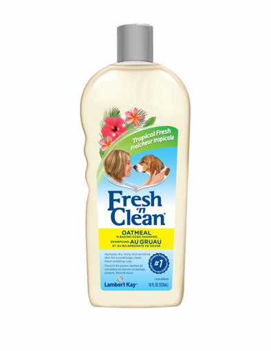 Fresh 'n Clean Oatmeal Shampoo - Tropical Scent 18oz