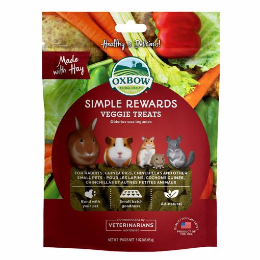 Oxbow Simple Rewards Veggie Treats - 3 oz