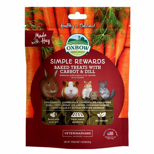 Oxbow Simple Rewards Carrot & Dill Treats - 3 oz