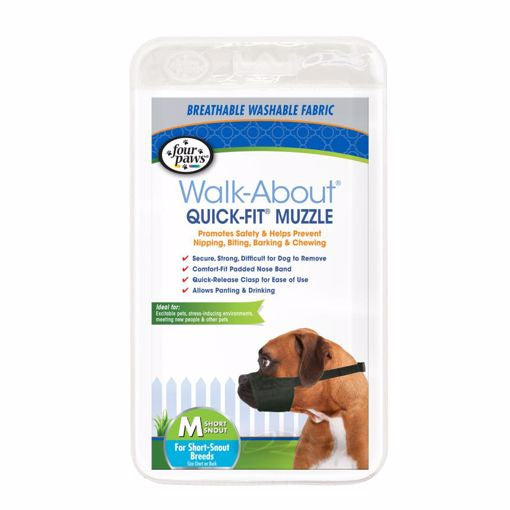 Four Paws Quick Fit Muzzle 3  - Medium Short Snout