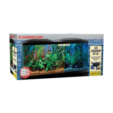 Marineland Bio Wheel LED Aquarium Kit 55 gallon