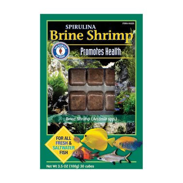 SF Brine Spirolina Cubes Frozen 3.5 oz