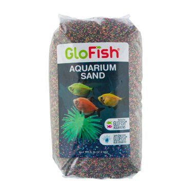 Tetra GloFish Black Sand w/Highlights 5 lbs