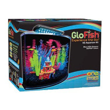 Tetra GloFish Cresent Aquarium Kit 5 Gallon