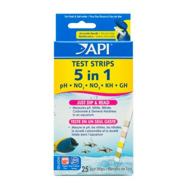 API Test Strips  5- in-1 - 25ct