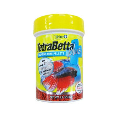Tetra Betta Floating Mini Pellets PLUS - 1.2 oz