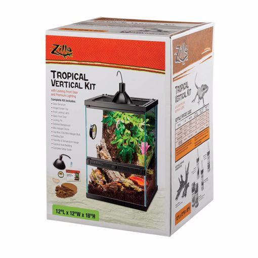 Zilla Tropical Vertical Kit - 12Lx12Wx18H