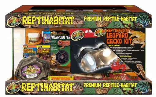Zoo Med Tank - ReptiHabitat Leopard Gecko Kit -10gal