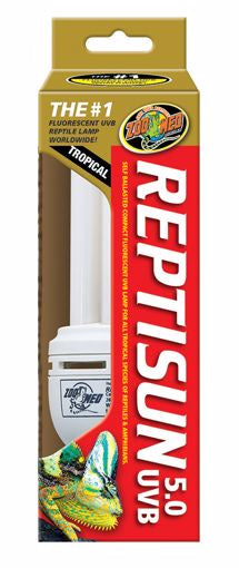 Zoo Med Bulb - Repti Sun 5.0 UVB - Compact Tropical 4.25"