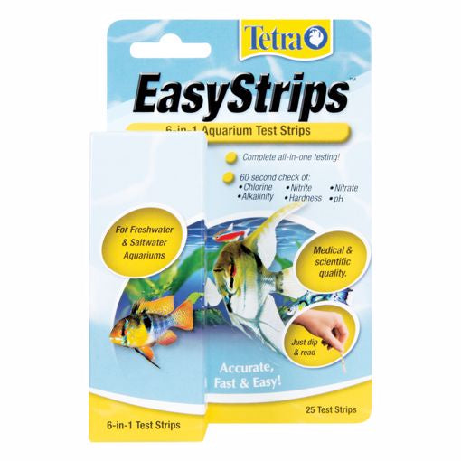 Tetra Test Strip 6-in-1  - 25 count