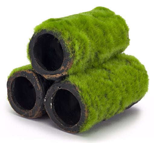Grass Hideaway Pipes w/Club Moss 3x2.75"