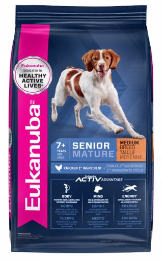Eukanuba Senior Medium Breed Dog Food Chicken 30 lbs