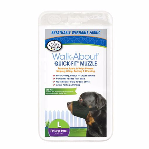 Four Paws Quick Fit Muzzle 4  - Large