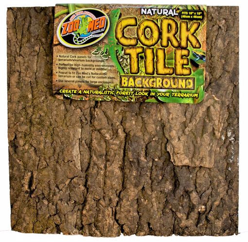 Zoo Med Cork Background Tile Natural - 18x18