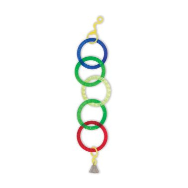 JW Bird Toy Olympic Rings