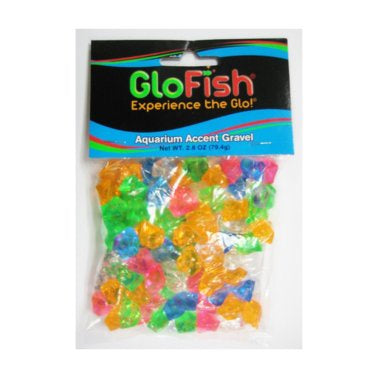 Tetra GloFish Assorted Gravel Accents 3 oz